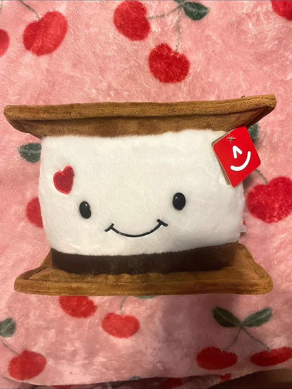 Aurora Fudgey Heart S'more Valentine Stuffed Animal